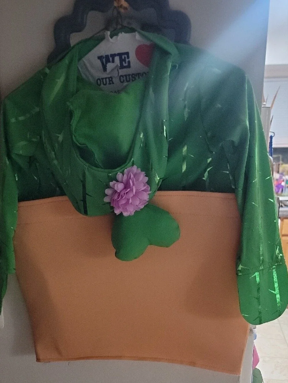 Kids Potted Cactus Halloween Costume Size 4-5T🌵